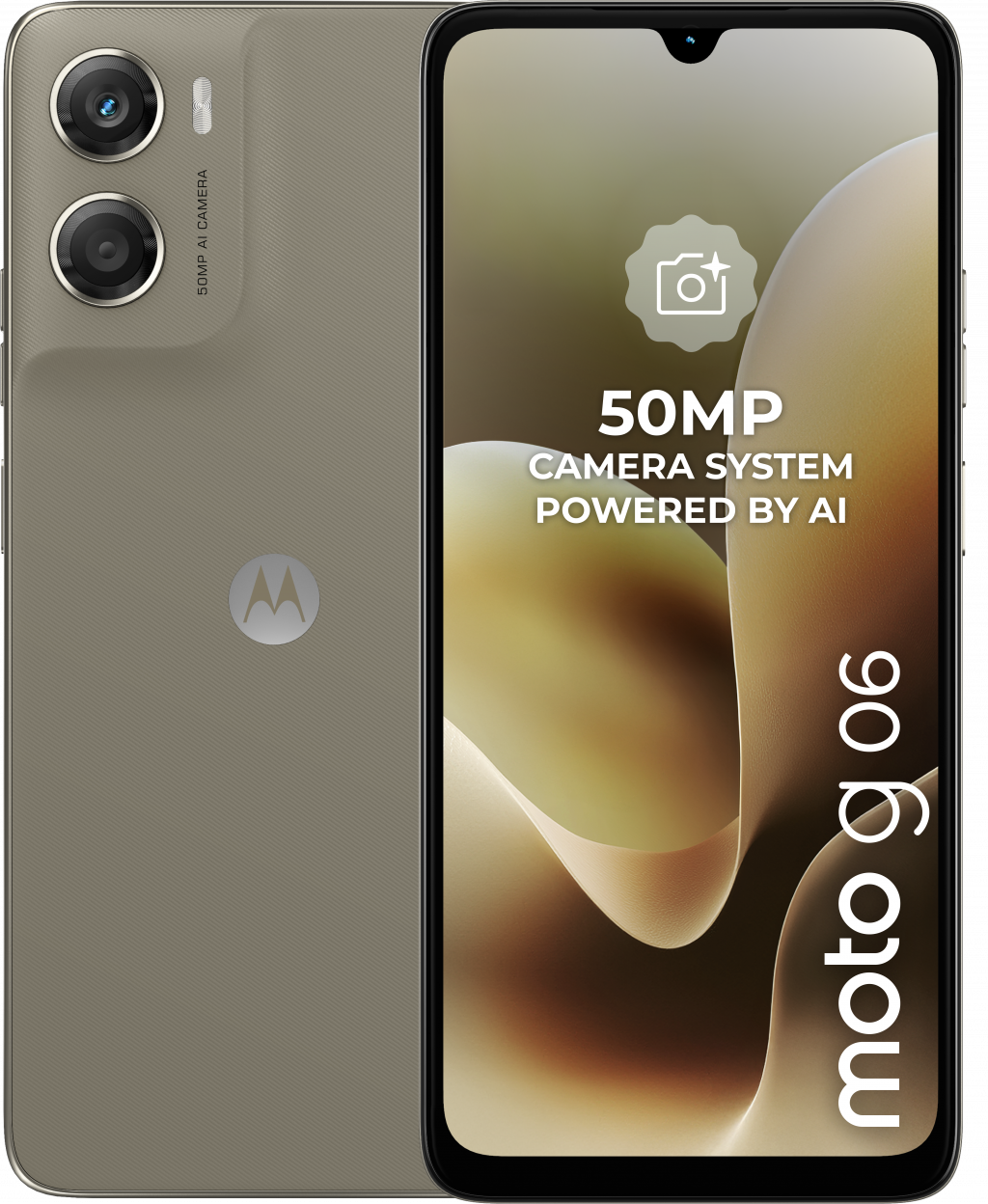 Смартфон Motorola Moto G06 power 4/256GB Laurel Oak (Khaki)